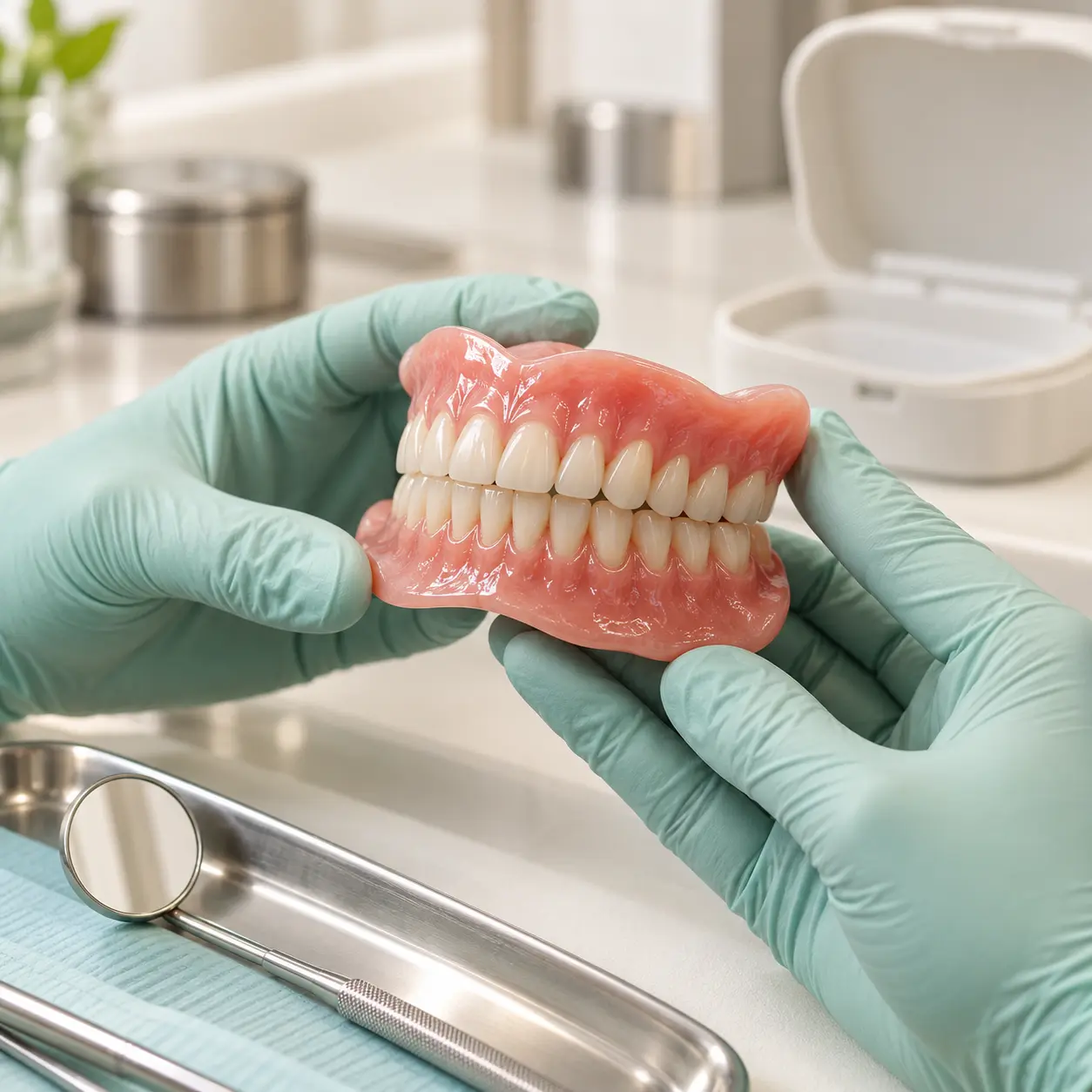 Dentures — treatment illustration