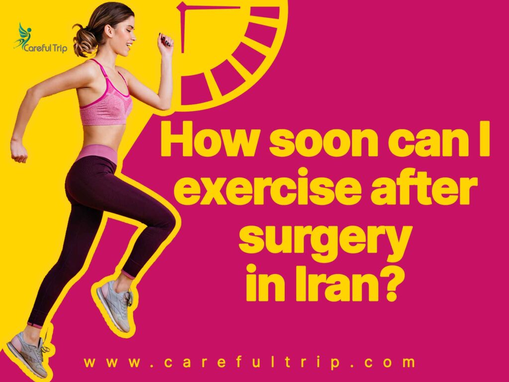 How soon can I exercise after surgery?